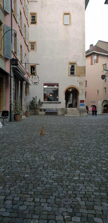Haus De Philosophe Et Compositeur Rousseau Biel Exterior photo
